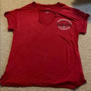 Austin Peay shirt with chest cutout
